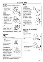 Husqvarna 2083 Chainsaw Owners Manual page 31