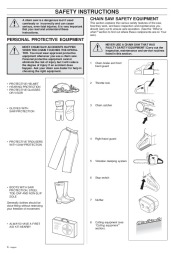 Husqvarna 2083 Chainsaw Owners Manual page 4