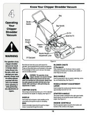 MTD 020 Series Chipper Shredder Vacuum Owners Manual page 10