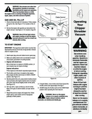 MTD 020 Series Chipper Shredder Vacuum Owners Manual page 11