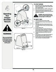 MTD 020 Series Chipper Shredder Vacuum Owners Manual page 12