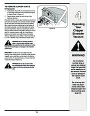 MTD 020 Series Chipper Shredder Vacuum Owners Manual page 13