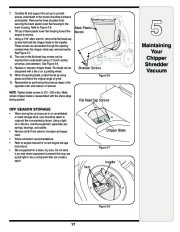 MTD 020 Series Chipper Shredder Vacuum Owners Manual page 17