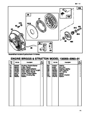 Toro 62924 5 hp Lawn Vacuum Parts Catalog, 1998, 1999, 2000 page 11