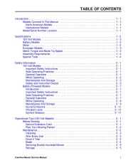 Toro 20052 Toro Carefree Recycler Electric Mower, E24 Service Manual, 2001 page 3