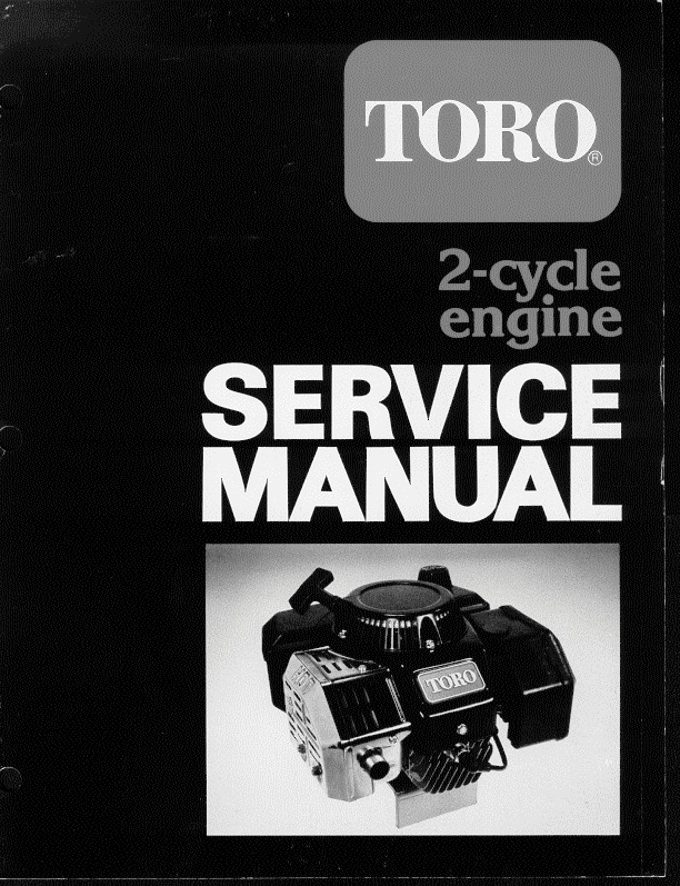 Toro 2 Cycle GTS 120 Engine Service Manual