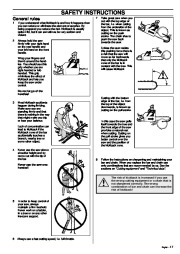 Husqvarna 355 Chainsaw Owners Manual, 1995,1996,1997,1998,1999,2000,2001 page 17