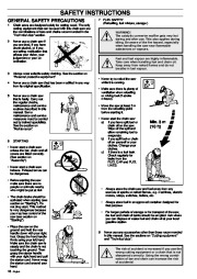 Husqvarna 355 Chainsaw Owners Manual, 1995,1996,1997,1998,1999,2000,2001 page 18
