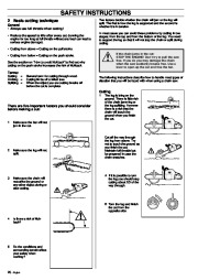 Husqvarna 355 Chainsaw Owners Manual, 1995,1996,1997,1998,1999,2000,2001 page 20