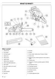 Husqvarna 355 Chainsaw Owners Manual, 1995,1996,1997,1998,1999,2000,2001 page 24