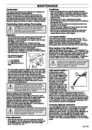 Husqvarna 355 Chainsaw Owners Manual, 1995,1996,1997,1998,1999,2000,2001 page 29