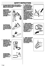Husqvarna 355 Chainsaw Owners Manual, 1995,1996,1997,1998,1999,2000,2001 page 6