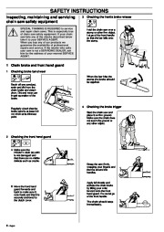 Husqvarna 355 Chainsaw Owners Manual, 1995,1996,1997,1998,1999,2000,2001 page 8