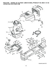 Weed Eater 96041012002 Lawn Tractor Parts List, 2010 page 6