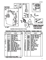 Toro 62924 5 hp Lawn Vacuum Parts Catalog, 1995 page 7