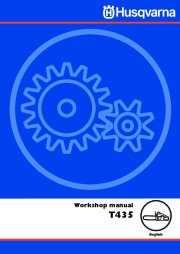 Husqvarna T435 Chainsaw Workshop Manual page 1