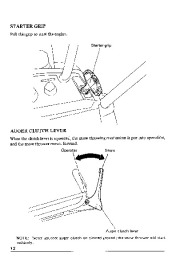 Honda HS35 Snow Blower Owners Manual page 13