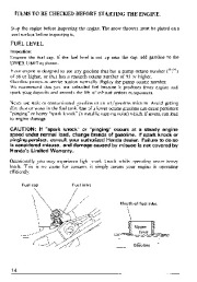 Honda HS35 Snow Blower Owners Manual page 15