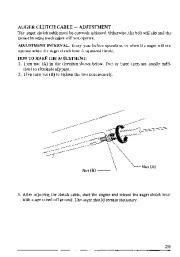 Honda HS35 Snow Blower Owners Manual page 30