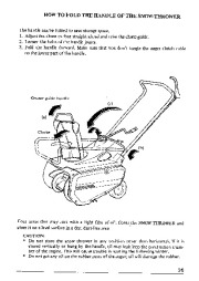 Honda HS35 Snow Blower Owners Manual page 36