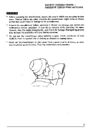 Honda HS35 Snow Blower Owners Manual page 4