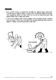 Honda HS35 Snow Blower Owners Manual page 6