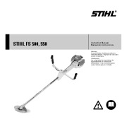 STIHL FS 500 550 Trimmer Owners Manual page 1