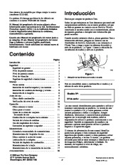 Toro 62925 5.5 hp Lawn Vacuum Manual del Propietario, 2002 page 2
