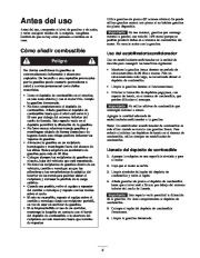Toro 62925 206cc OHV Vacuum Blower Manual del Propietario, 2003, 2004, 2005 page 9