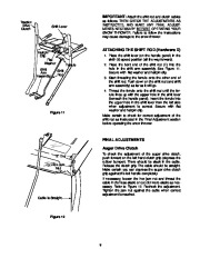 MTD Yard Machines E600E E610E E640F E660G Snow Blower Owners Manual page 9