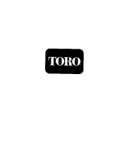 Toro 38054 521 Snowthrower Owners Manual, 1990 page 20
