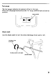 Honda HS828 Snow Blower Owners Manual page 10