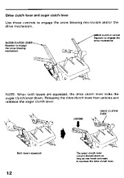 Honda HS828 Snow Blower Owners Manual page 13