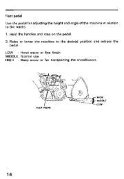 Honda HS828 Snow Blower Owners Manual page 15