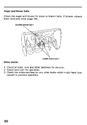 Honda HS828 Snow Blower Owners Manual page 21