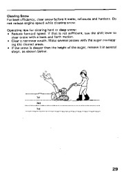 Honda HS828 Snow Blower Owners Manual page 30