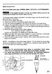 Honda HS828 Snow Blower Owners Manual page 38