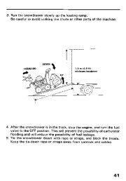 Honda HS828 Snow Blower Owners Manual page 42