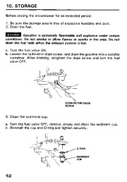 Honda HS828 Snow Blower Owners Manual page 43