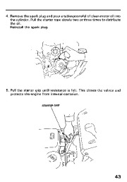 Honda HS828 Snow Blower Owners Manual page 44