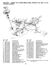 2010 Weed Eater 96041011900 Lawn Tractor Parts List, 2010 page 12