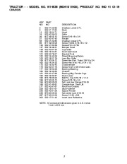 2010 Weed Eater 96041011900 Lawn Tractor Parts List, 2010 page 7