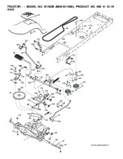 2010 Weed Eater 96041011900 Lawn Tractor Parts List, 2010 page 8