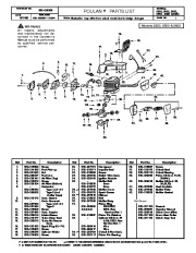 Poulan 2200 2500 2600 2750 2900 3050 Chainsaw Parts List page 1