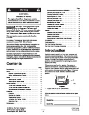 Toro 20033 Super Recycler Mower Owners Manual, 2004 page 2