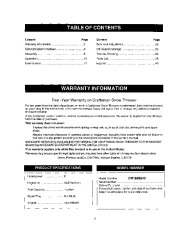 Craftsman 247.888540 Craftsman 28-Inch Steerable Snow Thrower Owners Manual page 2