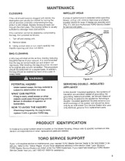 Toro 51537 600 Air Rake Owners Manual, 1994 page 9
