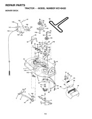 Weed Eater WZ14542D Lawn Tractor Repair Manual, 2010 page 14