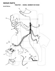 Weed Eater WZ14542D Lawn Tractor Repair Manual, 2010 page 4