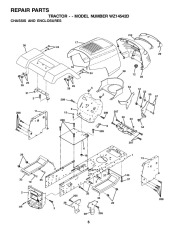 Weed Eater WZ14542D Lawn Tractor Repair Manual, 2010 page 6